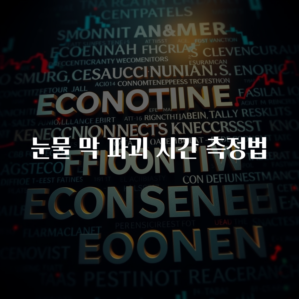 눈물 막 파괴 시간 측정법