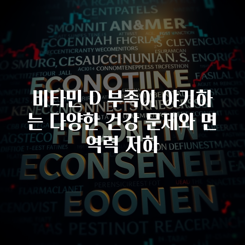 비타민 D 부족이 야기하는 다양한 건강 문제와 면역력 저하