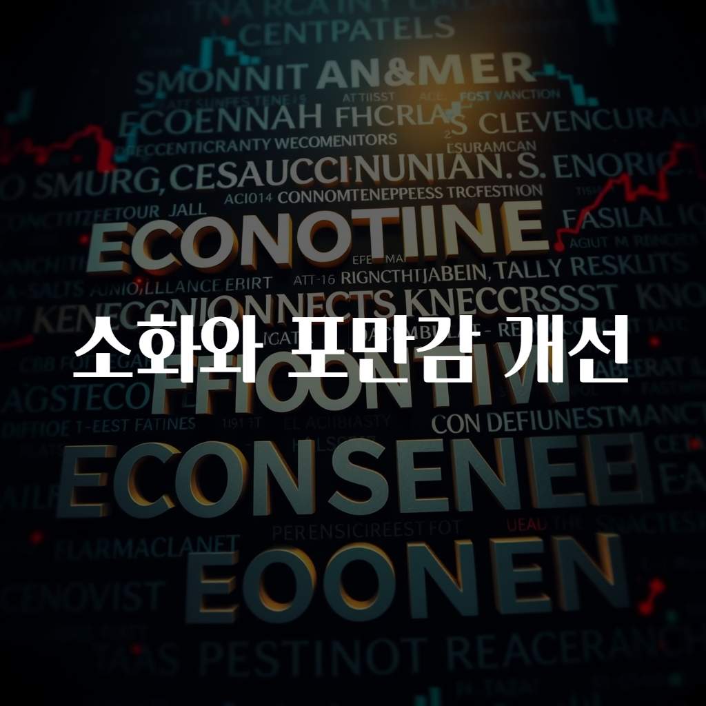 소화와 포만감 개선