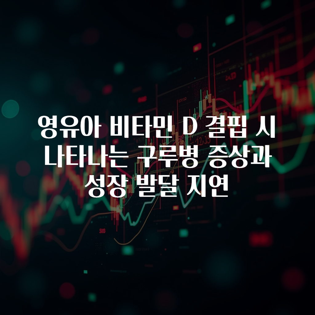 영유아 비타민 D 결핍 시 나타나는 구루병 증상과 성장 발달 지연