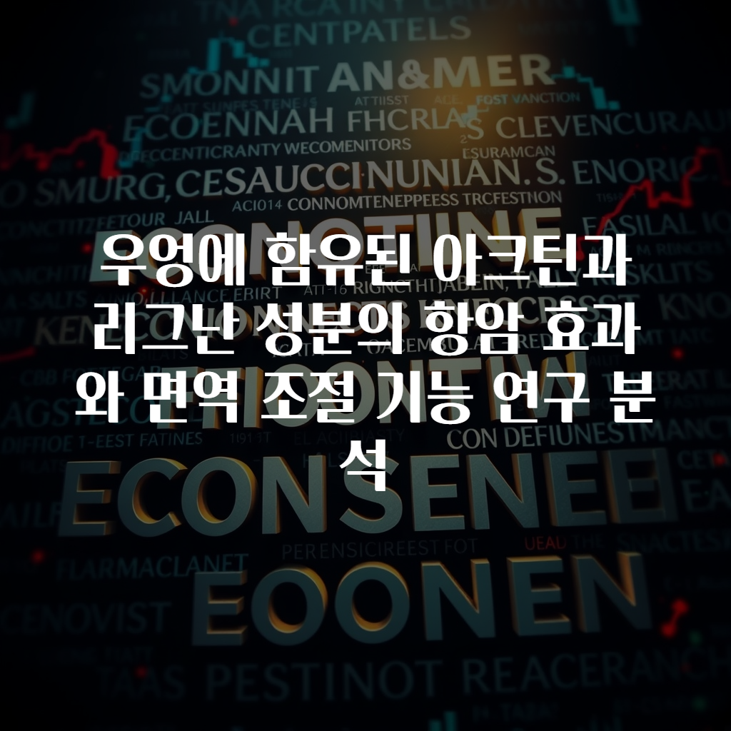 우엉에 함유된 아크틴과 리그난 성분의 항암 효과와 면역 조절 기능 연구 분석