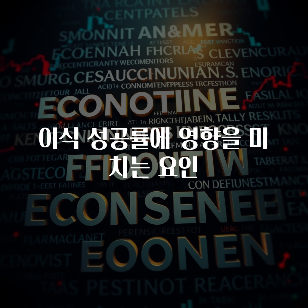 이식 성공률에 영향을 미치는 요인