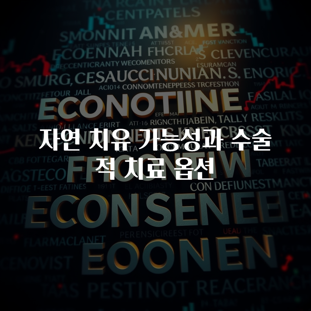 자연 치유 가능성과 수술적 치료 옵션