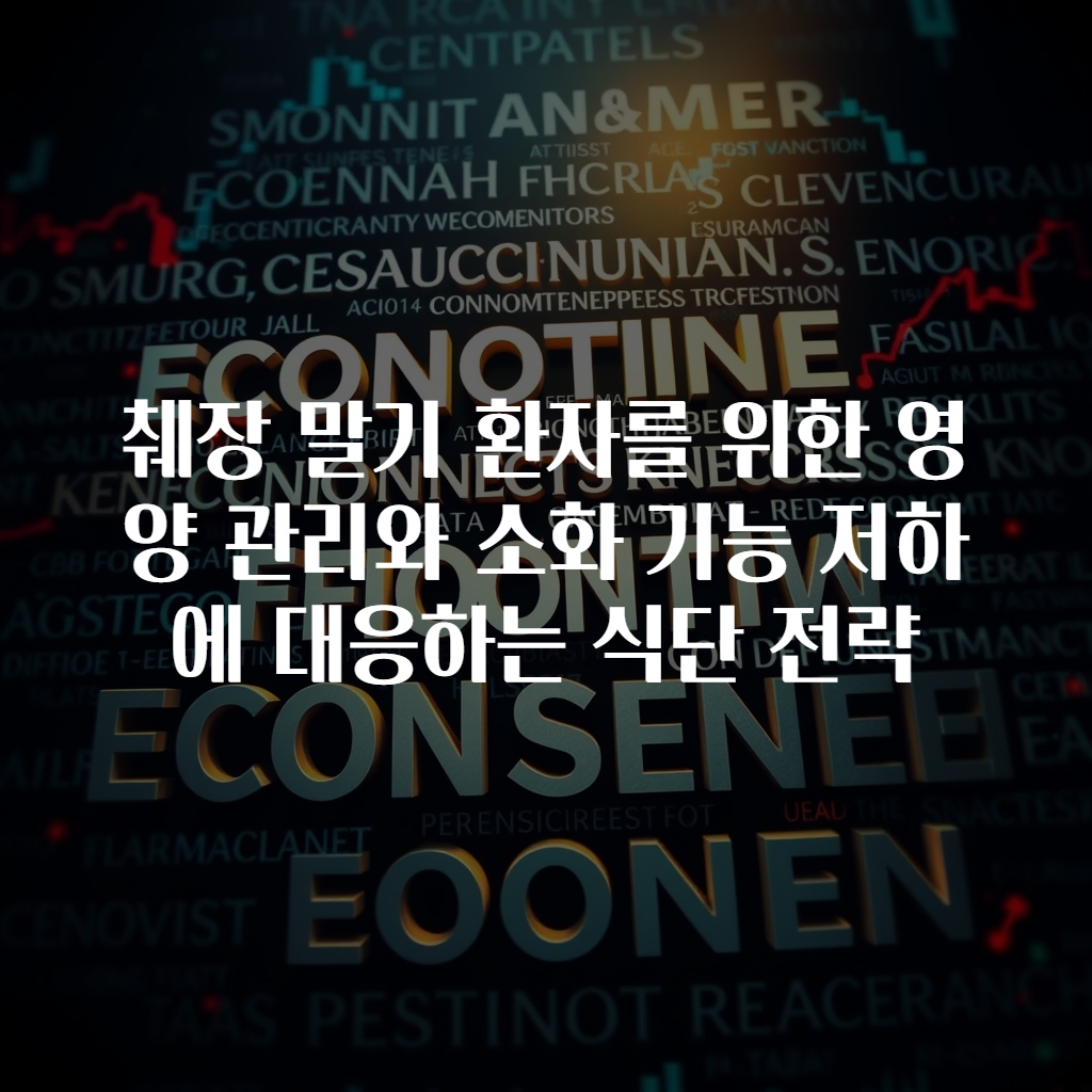 췌장 말기 환자를 위한 영양 관리와 소화 기능 저하에 대응하는 식단 전략