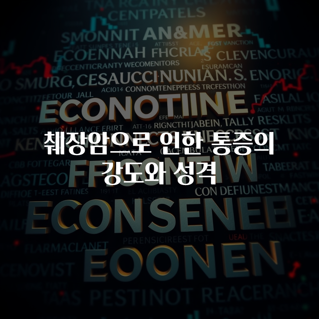 췌장암으로 인한 통증의 강도와 성격