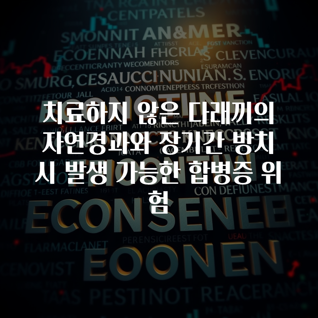 치료하지 않은 다래끼의 자연경과와 장기간 방치 시 발생 가능한 합병증 위험