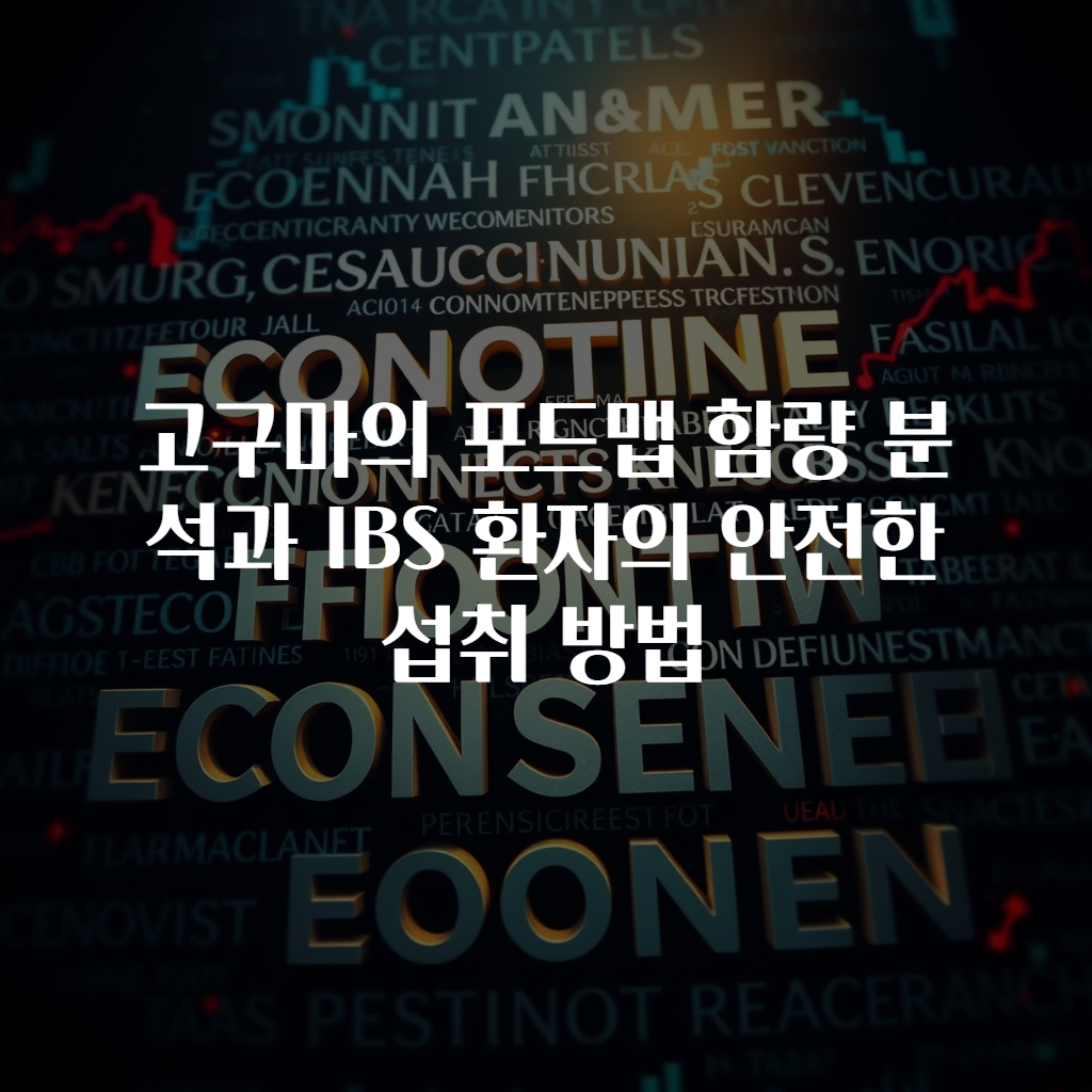 고구마의 포드맵 함량 분석과 IBS 환자의 안전한 섭취 방법