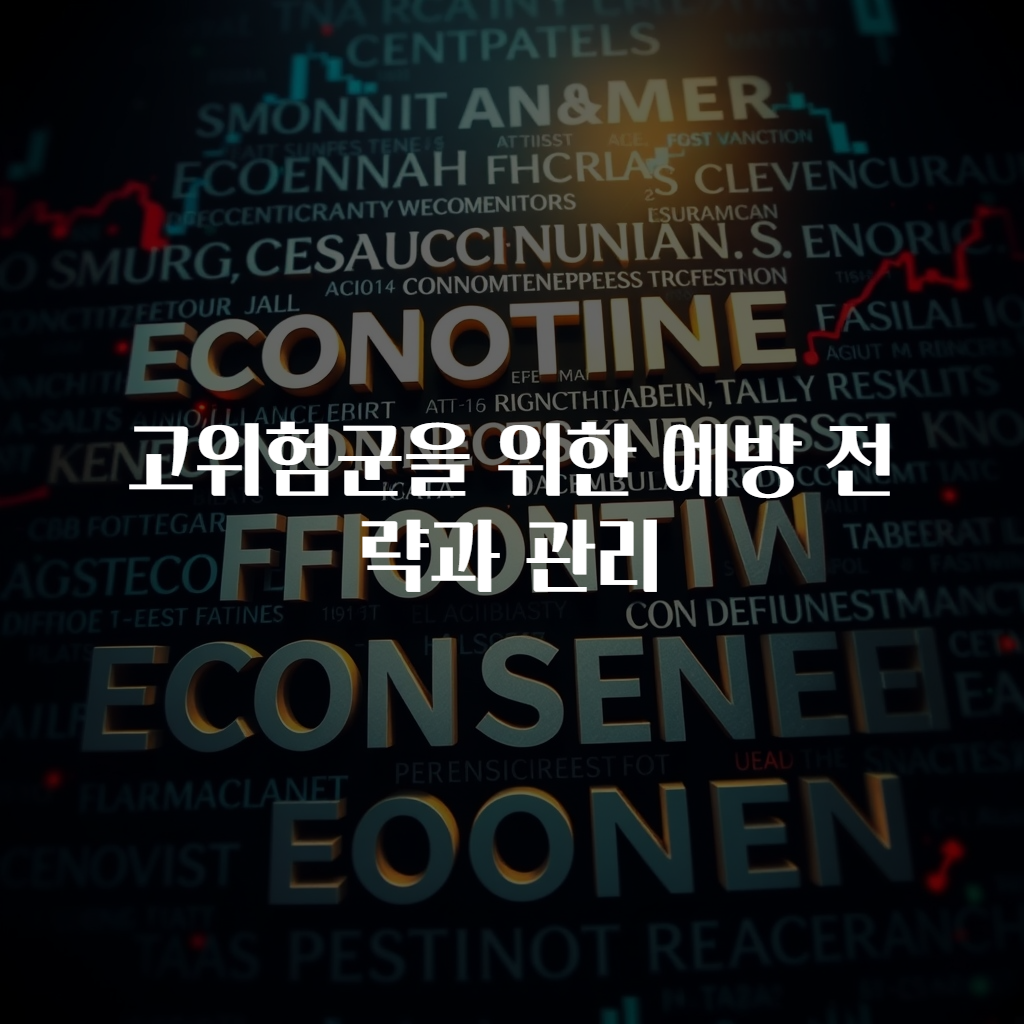 고위험군을 위한 예방 전략과 관리