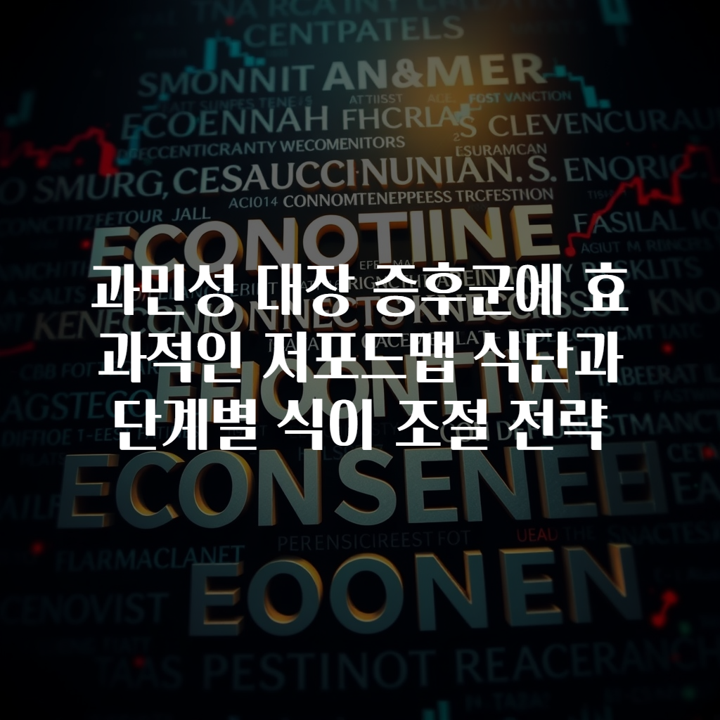 과민성 대장 증후군에 효과적인 저포드맵 식단과 단계별 식이 조절 전략