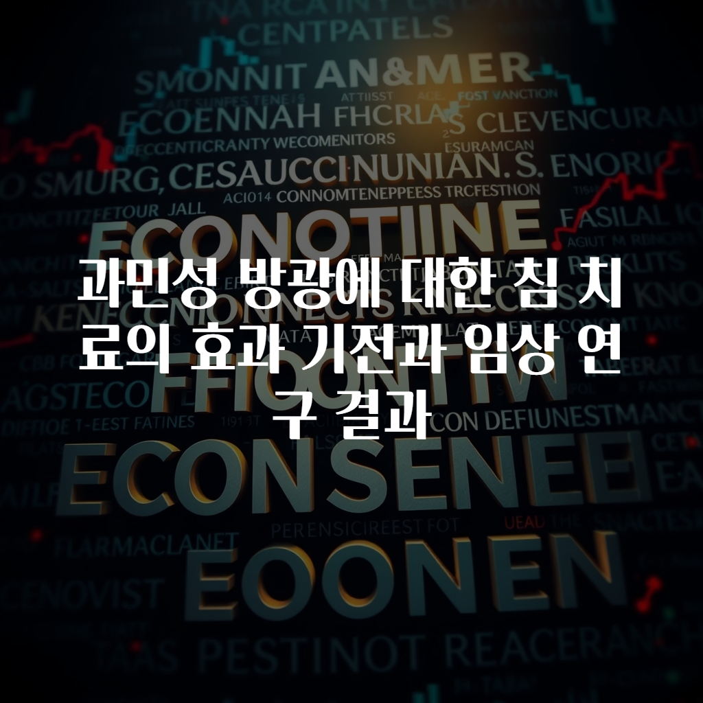 과민성 방광에 대한 침 치료의 효과 기전과 임상 연구 결과