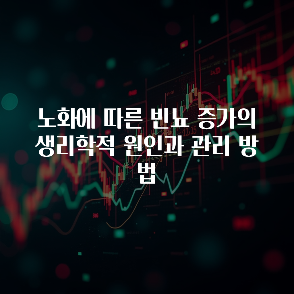 노화에 따른 빈뇨 증가의 생리학적 원인과 관리 방법