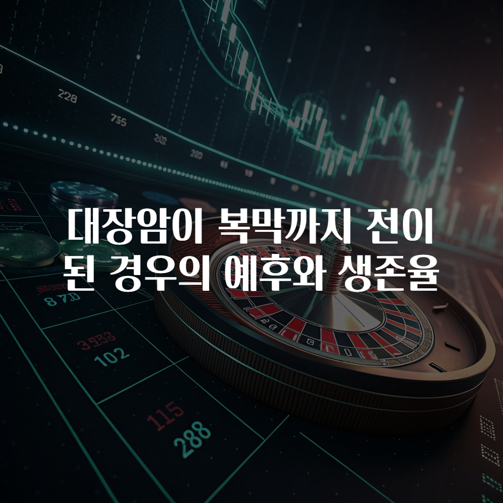 대장암이 복막까지 전이된 경우의 예후와 생존율