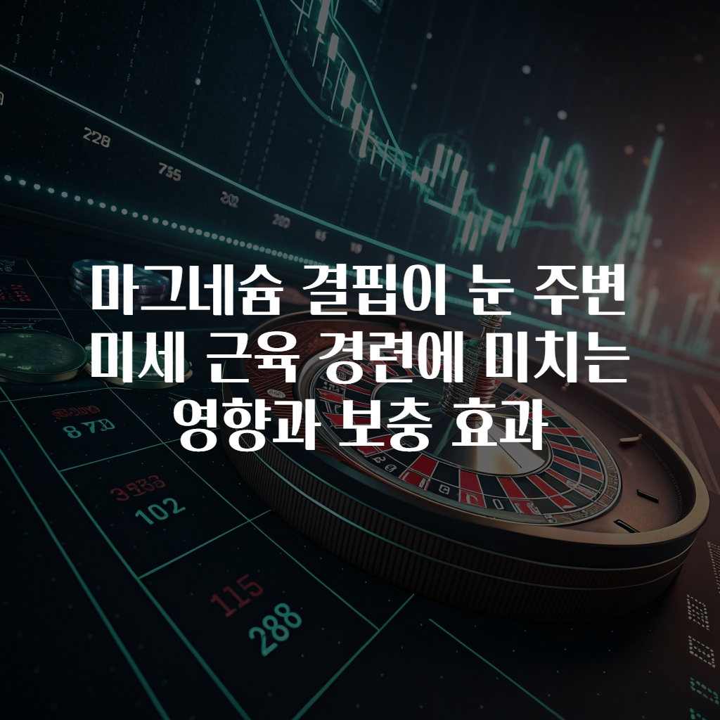 마그네슘 결핍이 눈 주변 미세 근육 경련에 미치는 영향과 보충 효과