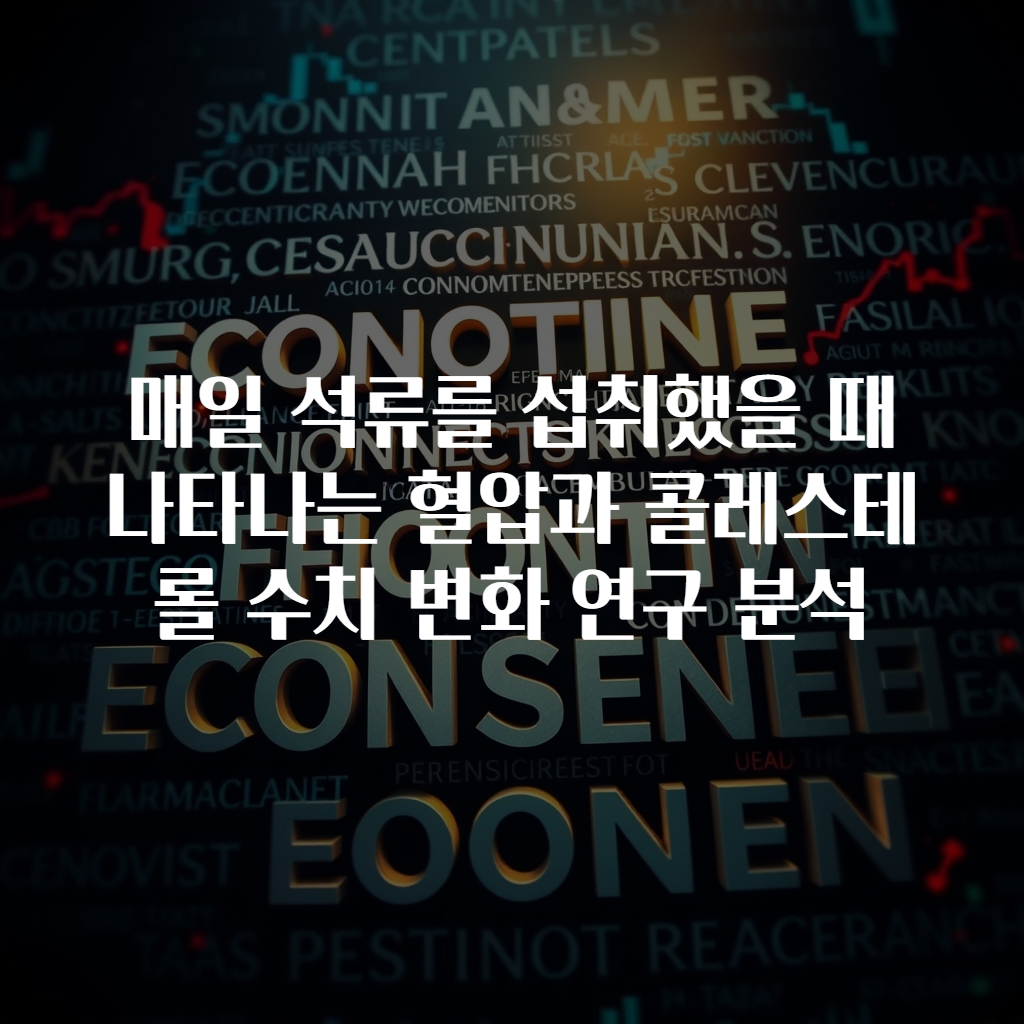 매일 석류를 섭취했을 때 나타나는 혈압과 콜레스테롤 수치 변화 연구 분석