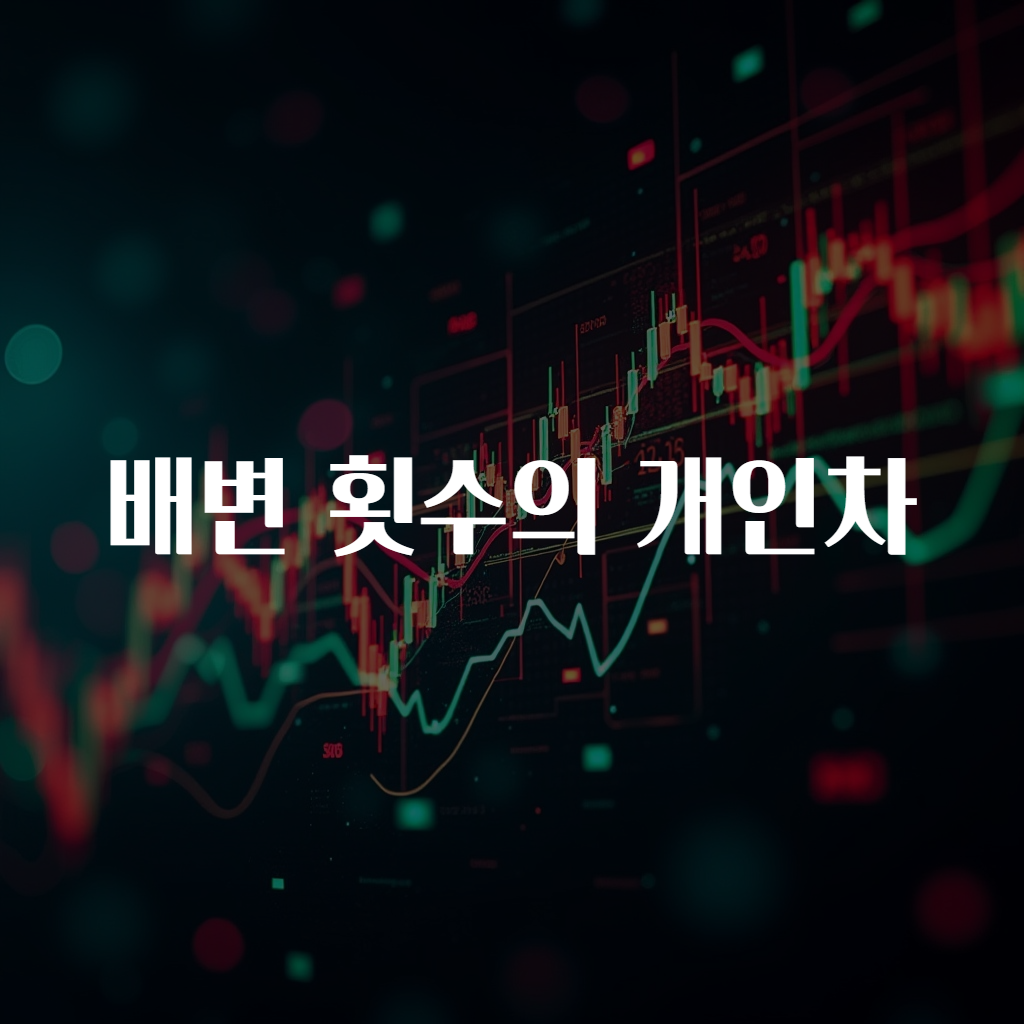 배변 횟수의 개인차