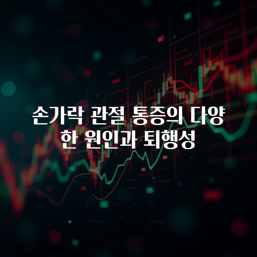 손가락 관절 통증의 다양한 원인과 퇴행성