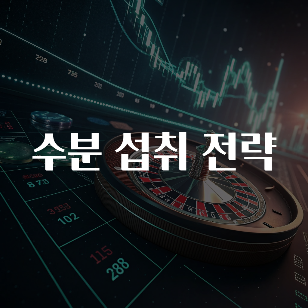 수분 섭취 전략