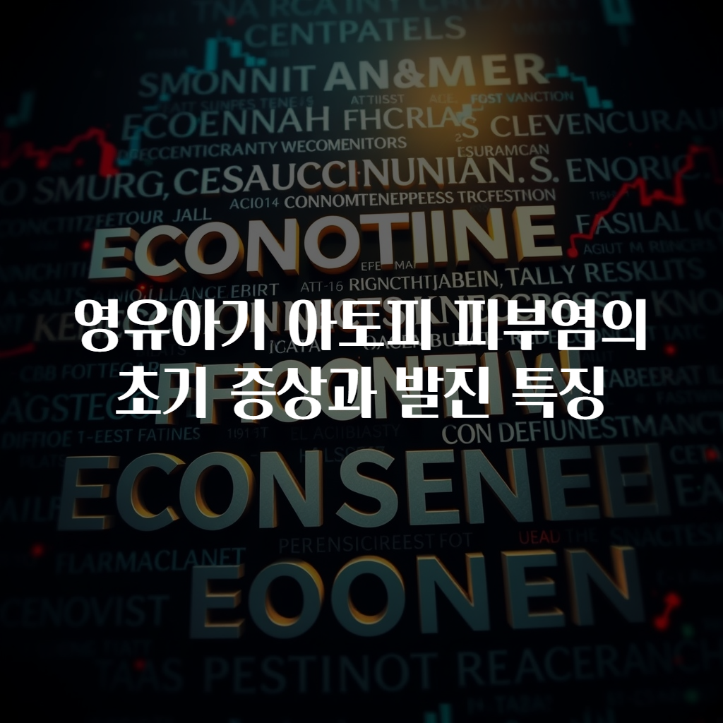 영유아기 아토피 피부염의 초기 증상과 발진 특징