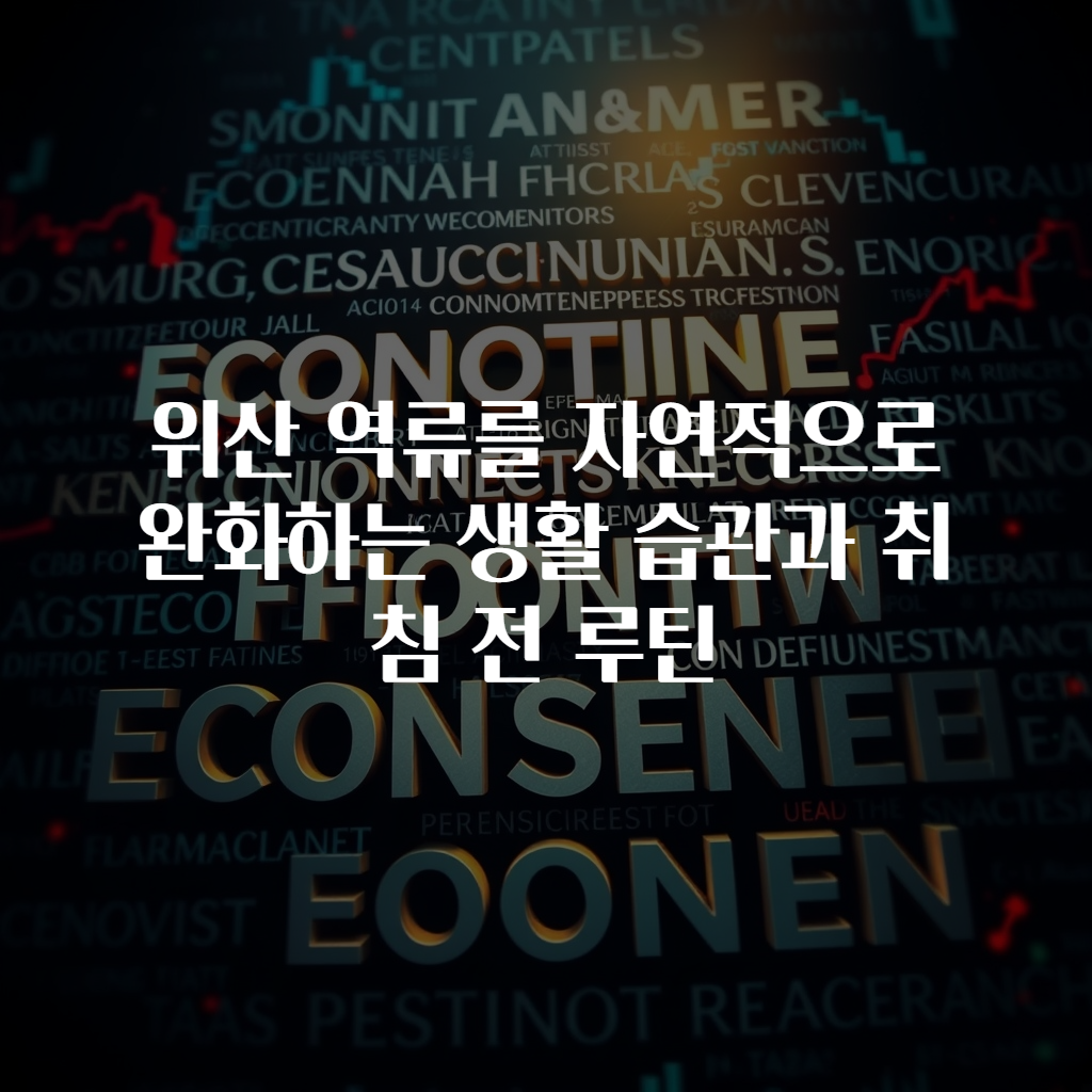 위산 역류를 자연적으로 완화하는 생활 습관과 취침 전 루틴