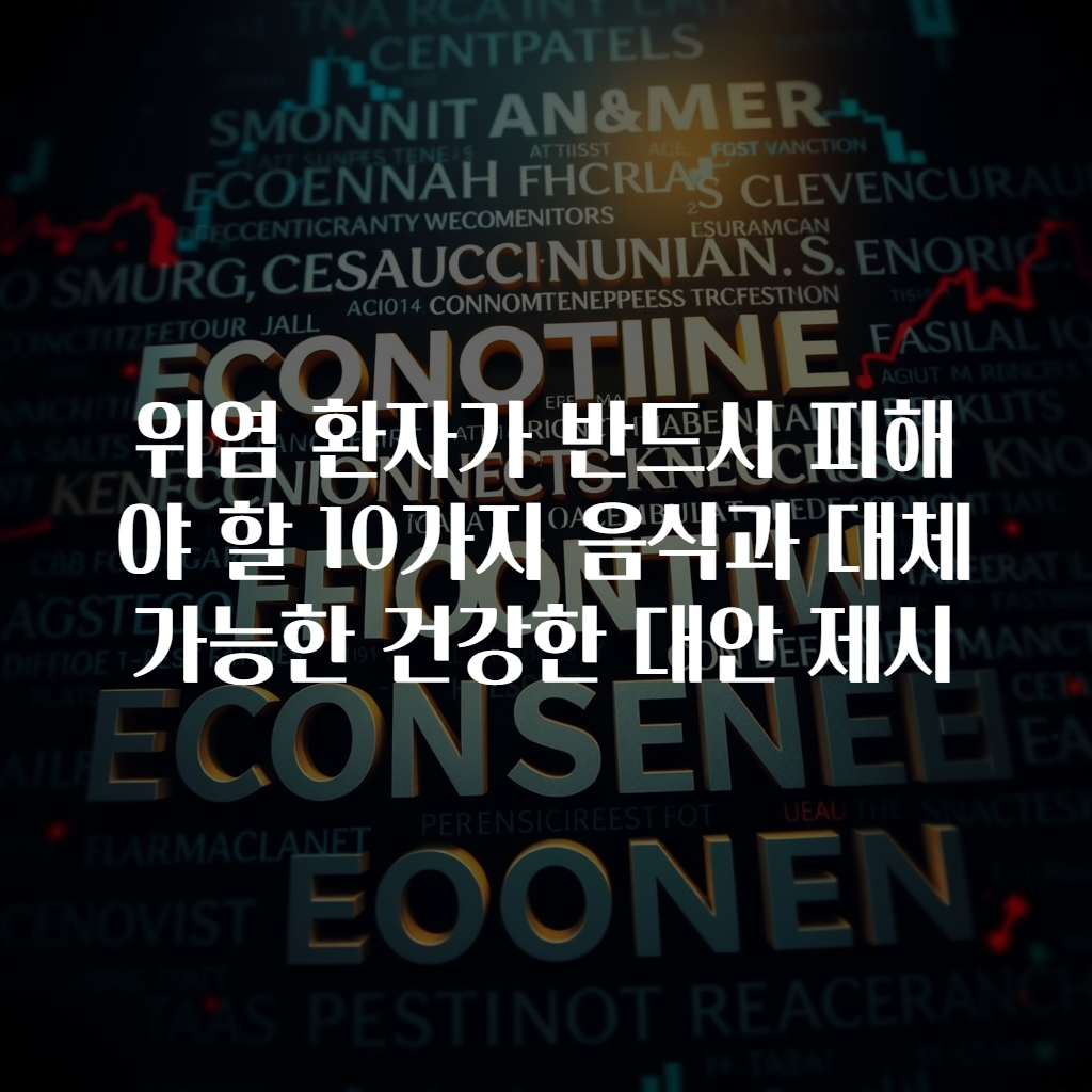 위염 환자가 반드시 피해야 할 10가지 음식과 대체 가능한 건강한 대안 제시