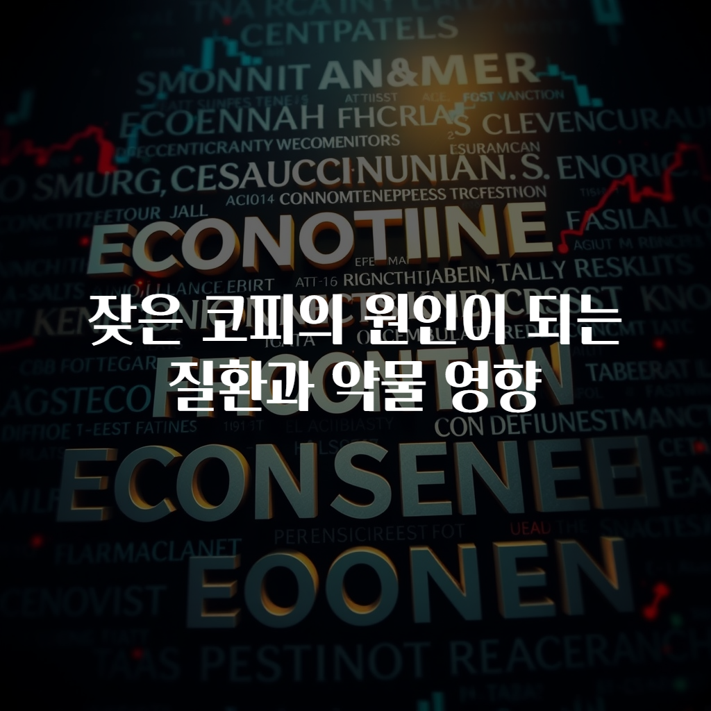 잦은 코피의 원인이 되는 질환과 약물 영향