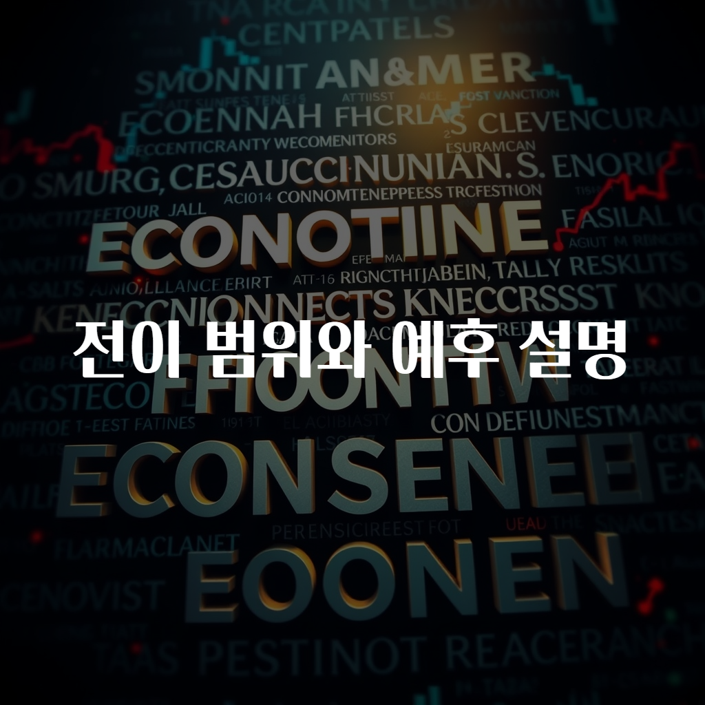 전이 범위와 예후 설명