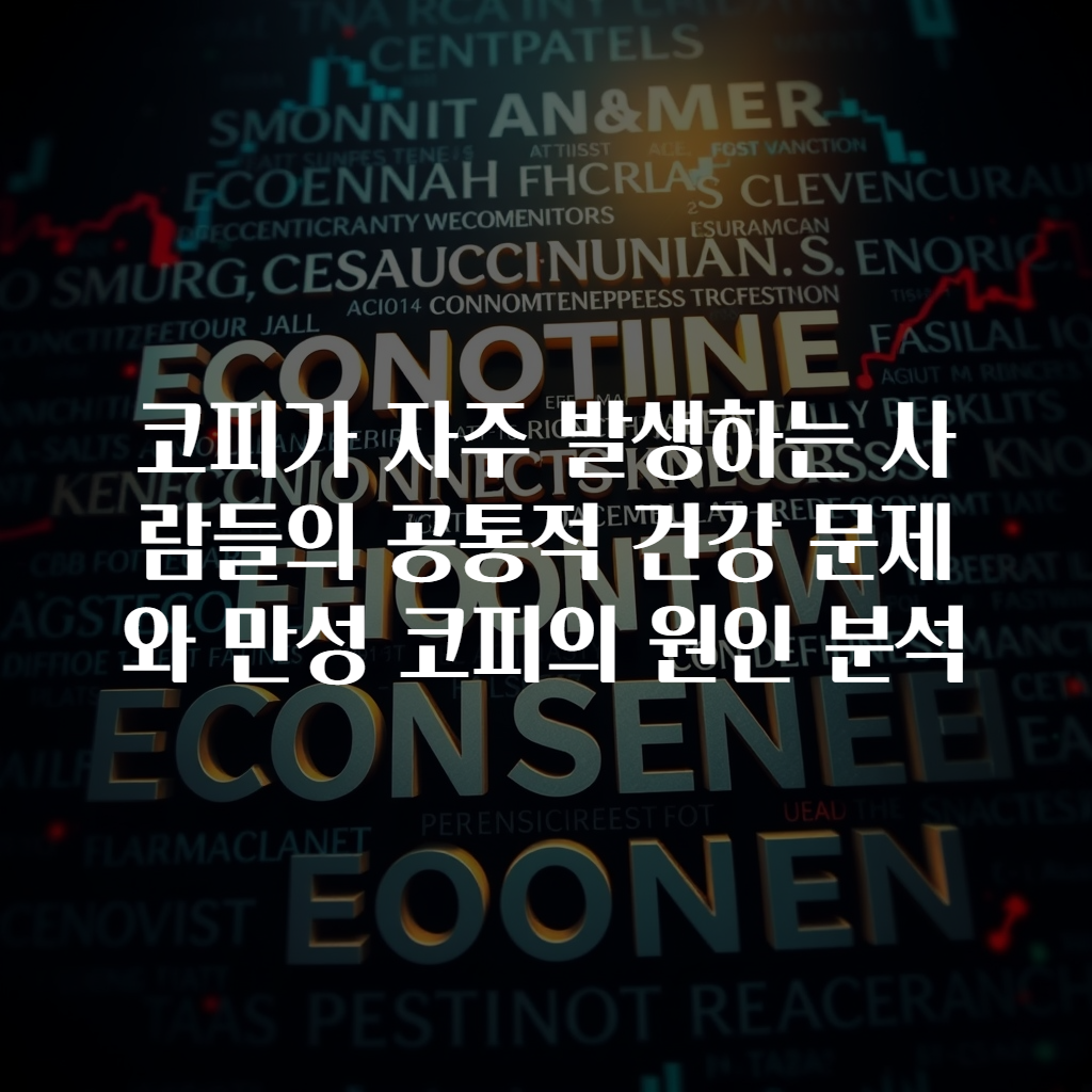 코피가 자주 발생하는 사람들의 공통적 건강 문제와 만성 코피의 원인 분석