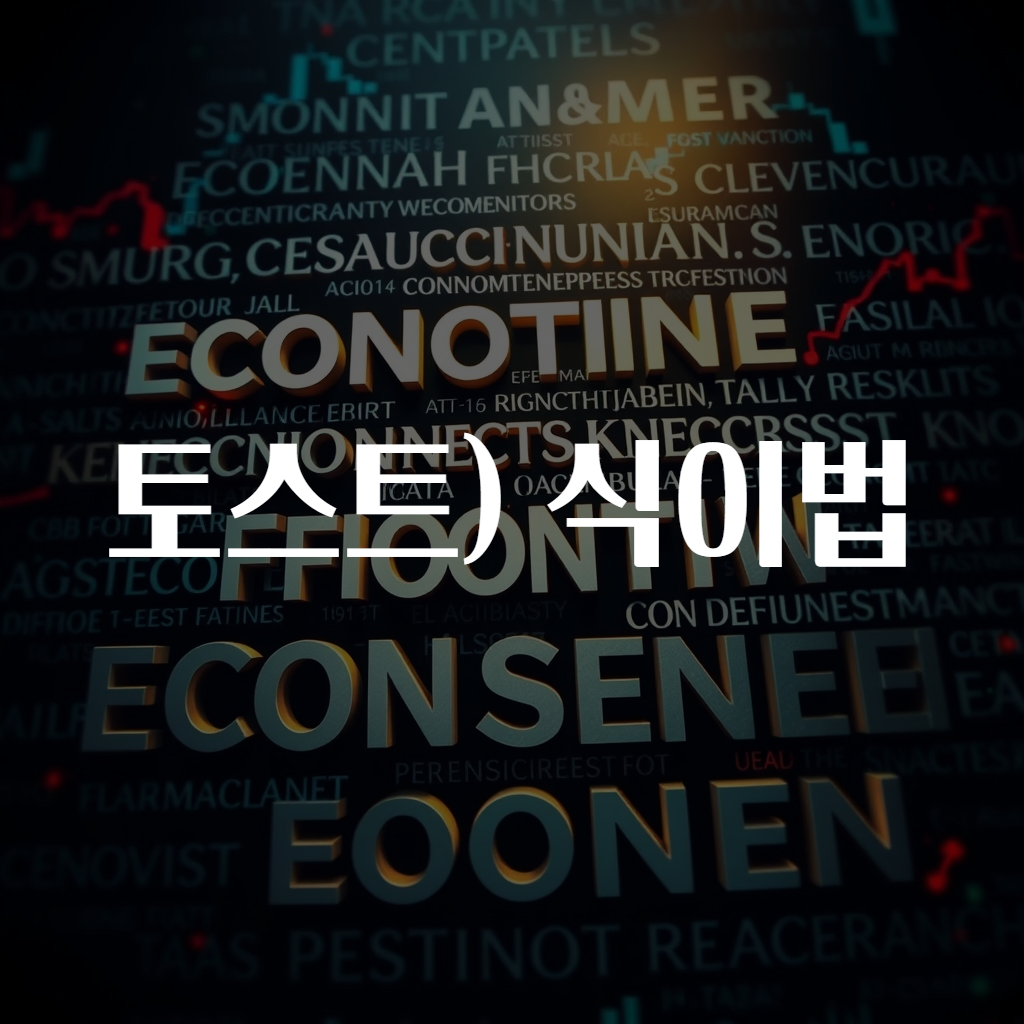 토스트) 식이법