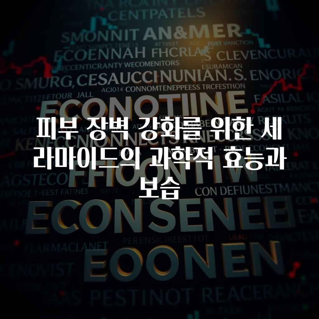 피부 장벽 강화를 위한 세라마이드의 과학적 효능과 보습