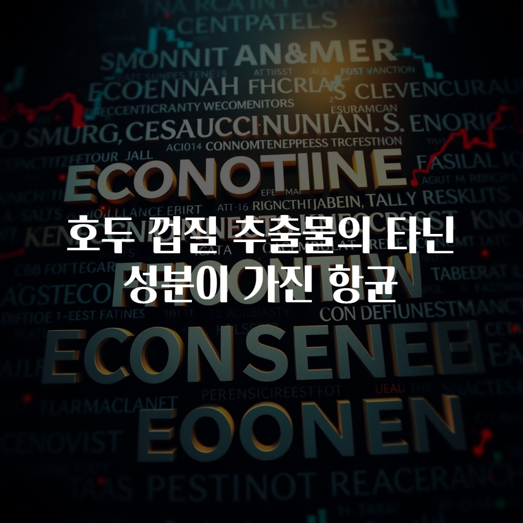 호두 껍질 추출물의 타닌 성분이 가진 항균