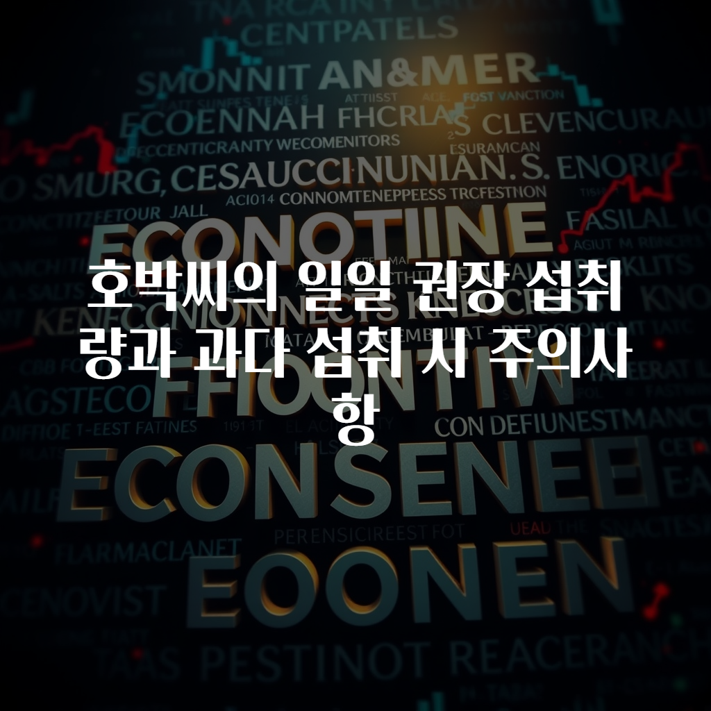 호박씨의 일일 권장 섭취량과 과다 섭취 시 주의사항