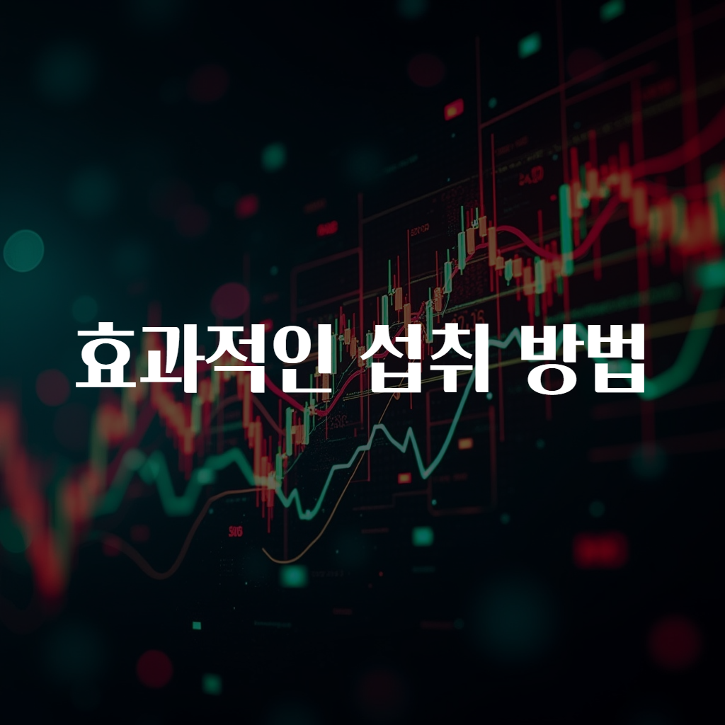 효과적인 섭취 방법