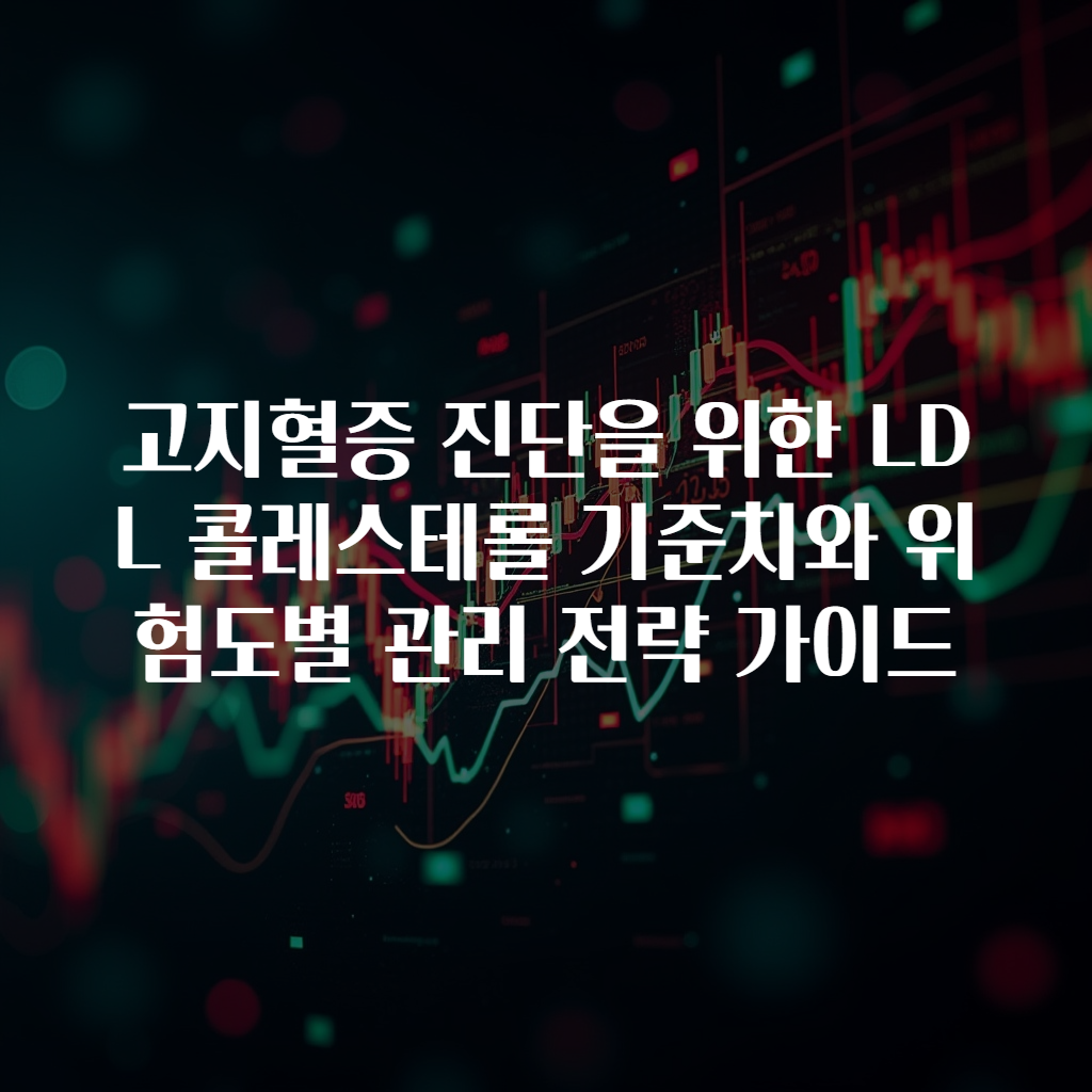 고지혈증 진단을 위한 LDL 콜레스테롤 기준치와 위험도별 관리 전략 가이드