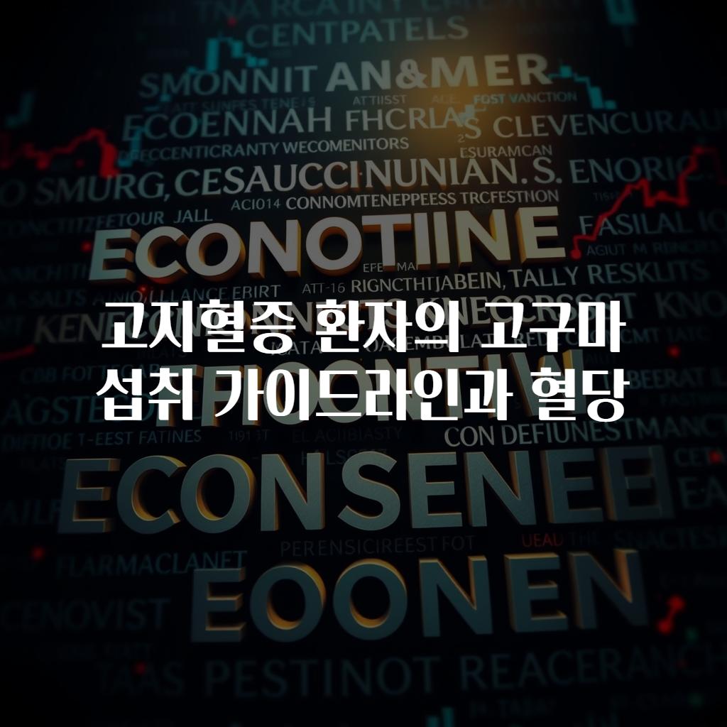 고지혈증 환자의 고구마 섭취 가이드라인과 혈당