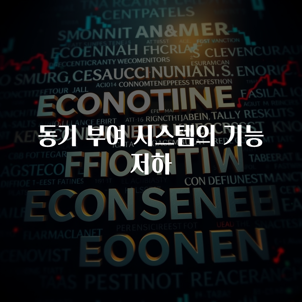 동기 부여 시스템의 기능 저하