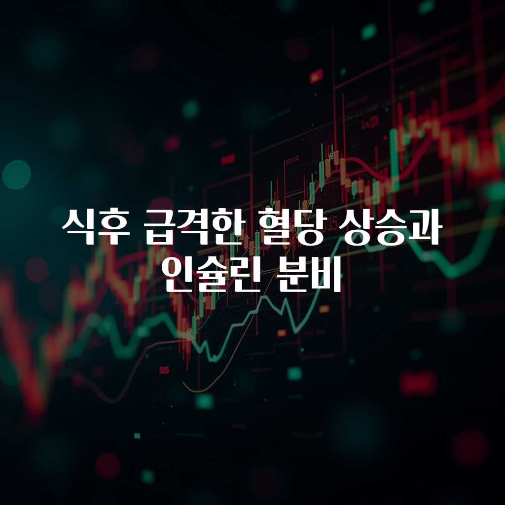 식후 급격한 혈당 상승과 인슐린 분비