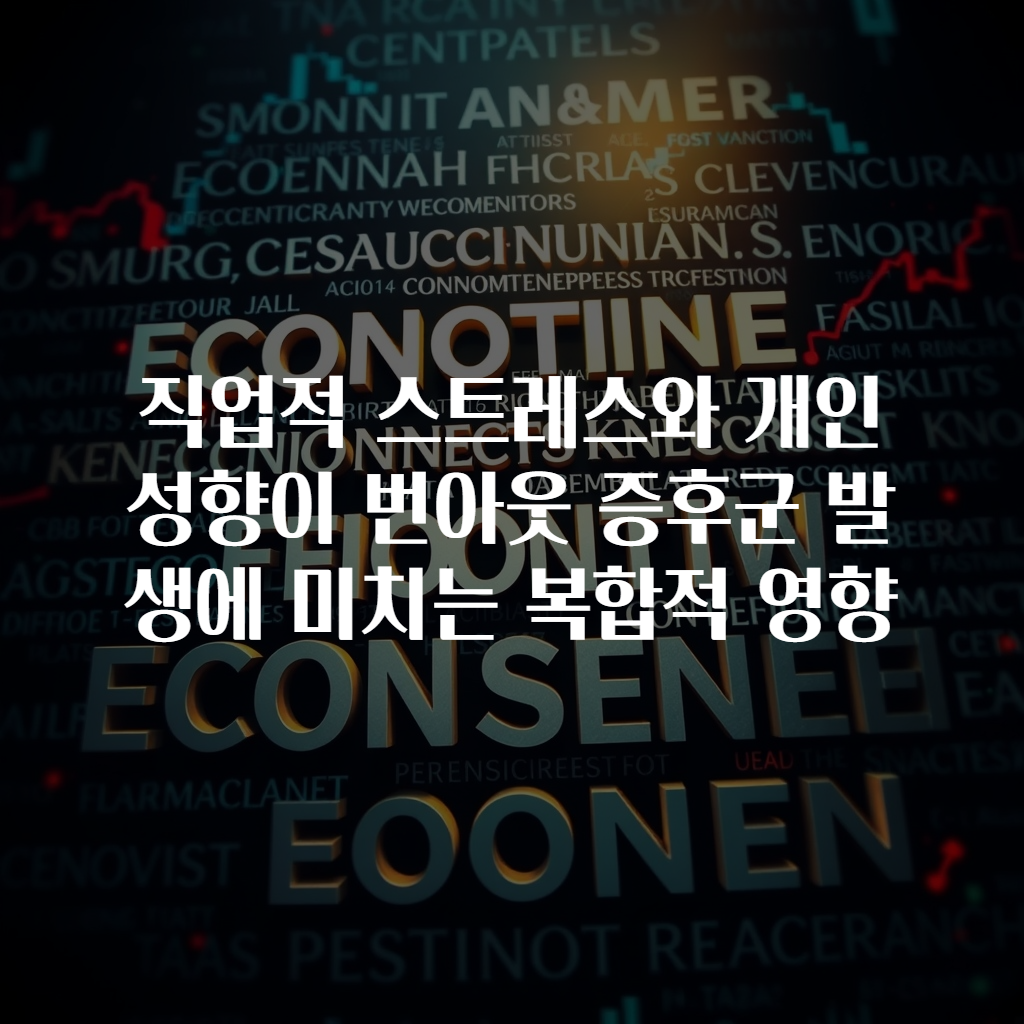 직업적 스트레스와 개인 성향이 번아웃 증후군 발생에 미치는 복합적 영향